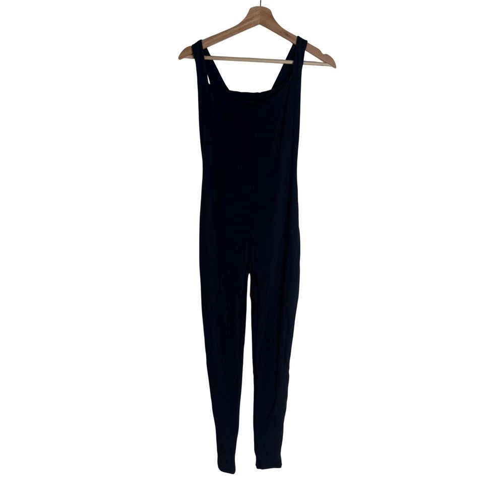 SKIMS Fits Everybody Maternity Catsuit Women's Onyx Black Size S